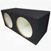 Carpet Dual 8" Sealed Car Box Speaker Subwoofer Enclosure Cabinet The Install Bay