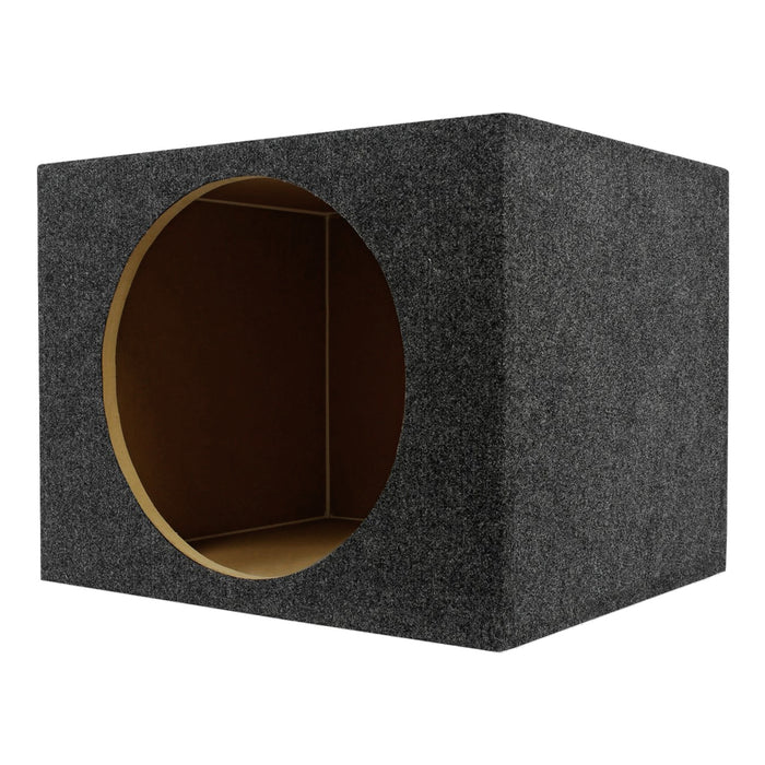 Carpet Single 12" Sealed Car Box Speaker Subwoofer Enclosure Cabinet