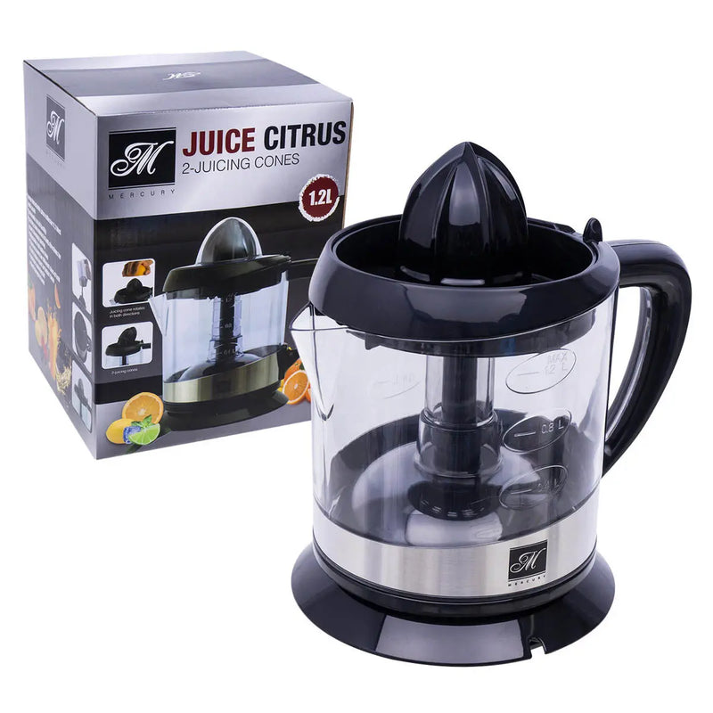 Citrus Electric Juicer 1.2L Orange Fruit Lime Lemon Squeezer Extractor 40 oz Mercury