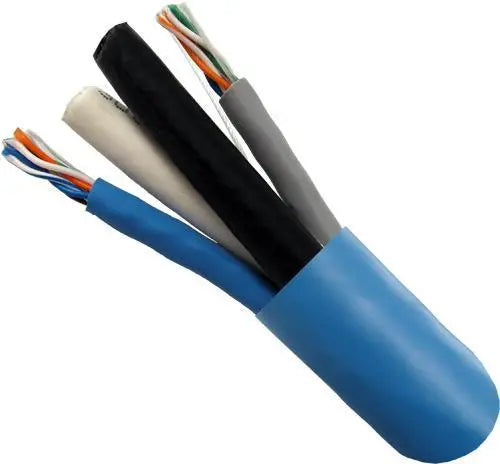 Composite Cable RG6U Quad Shield with (2) CAT5E 24 AWG UTP Solid 500' Vertical Cable