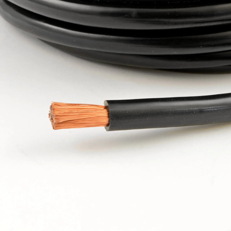 Copy of 4 Gauge 25 Feet Blue and Black High Performance Amplifier Power/Ground Cable (Blue/Black) The Wires Zone