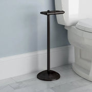 Crestfield Free-Standing Pedestal Toilet Paper Holder in Venetian Bronze Others