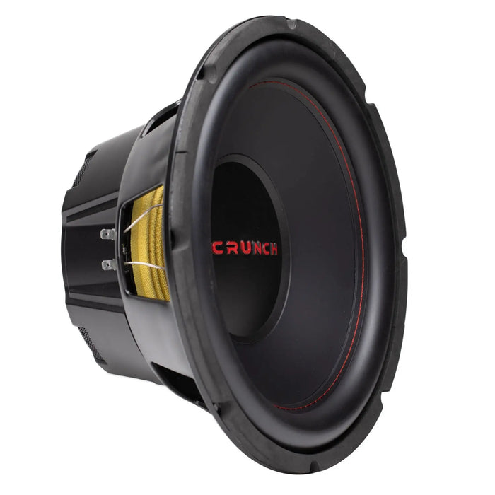 Crunch CRW12D4 CRW Series 12" 800 Watts Dual Voice Coil 4 Ohm DVC Subwoofer (Each) Crunch