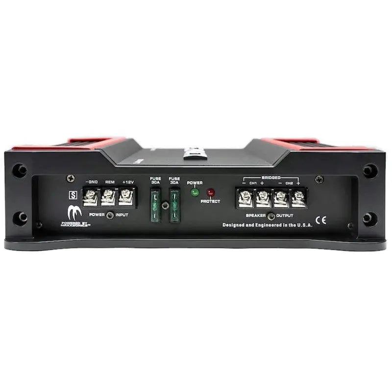 Crunch PZ-1520.2 1500W Powerzone 2-Channel 2 ohm Stable Class-A/B Car Amplifier Crunch