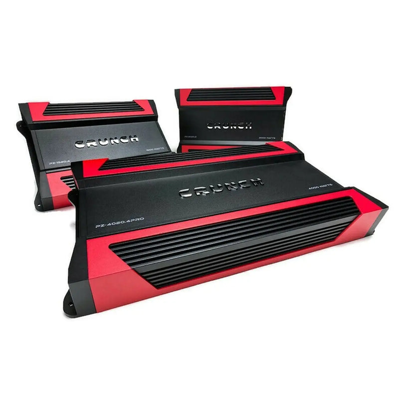 Crunch PZ-2020.4 Powerzone Series 2000 Watts Class AB 4-Channel Car Audio Amplifier Crunch