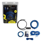 Crunch PZ-4020.1D Monoblock Car Amplifier with Raptor R2AK4 4 Gauge Complete Amp Kit Combo Crunch