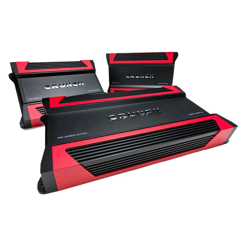 Crunch PZ-4020.1D Powerzone Series 4000W Max Class AB Monoblock 1 ohm Car Amplifier Crunch