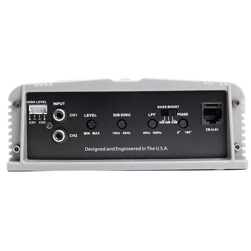 Crunch SA-1100.1 Smash Amplifier Mono 1100W 1-Channel Class-A/B Subwoofer Amp Crunch
