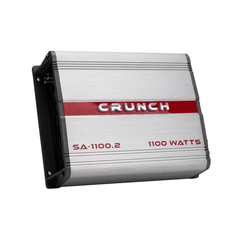 Crunch SA-1100.2 Smash Series 1100-watt 2-channel Class A/B Car Audio Amplifier Crunch