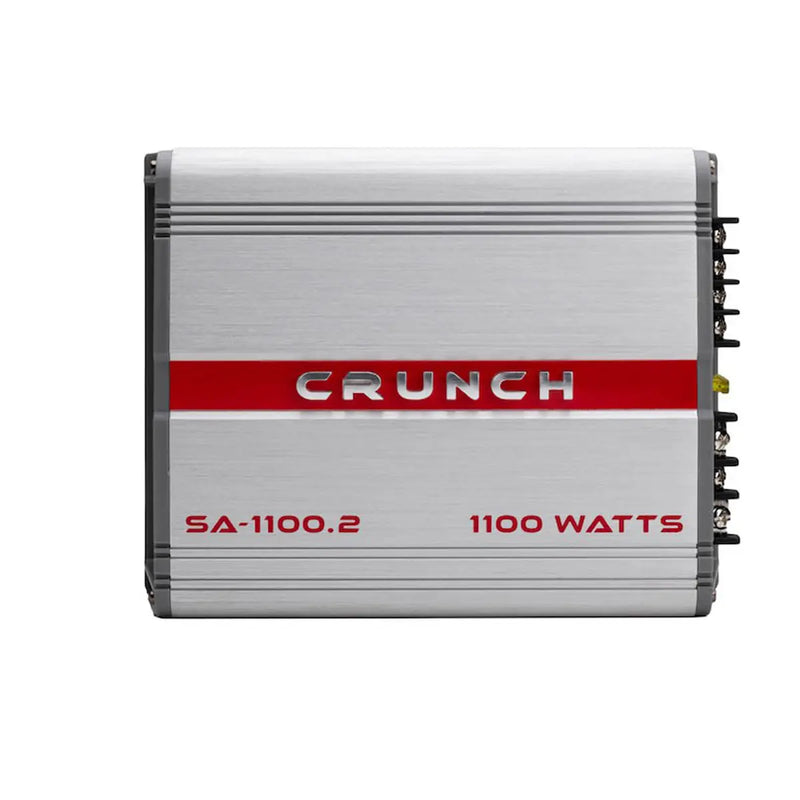 Crunch SA-1100.2 Smash Series 1100-watt 2-channel Class A/B Car Audio Amplifier Crunch