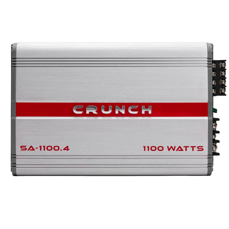 Crunch SA-1100.4 Smash 1100 Watts 4-Channel Class A/B Car Audio Amplifier Crunch