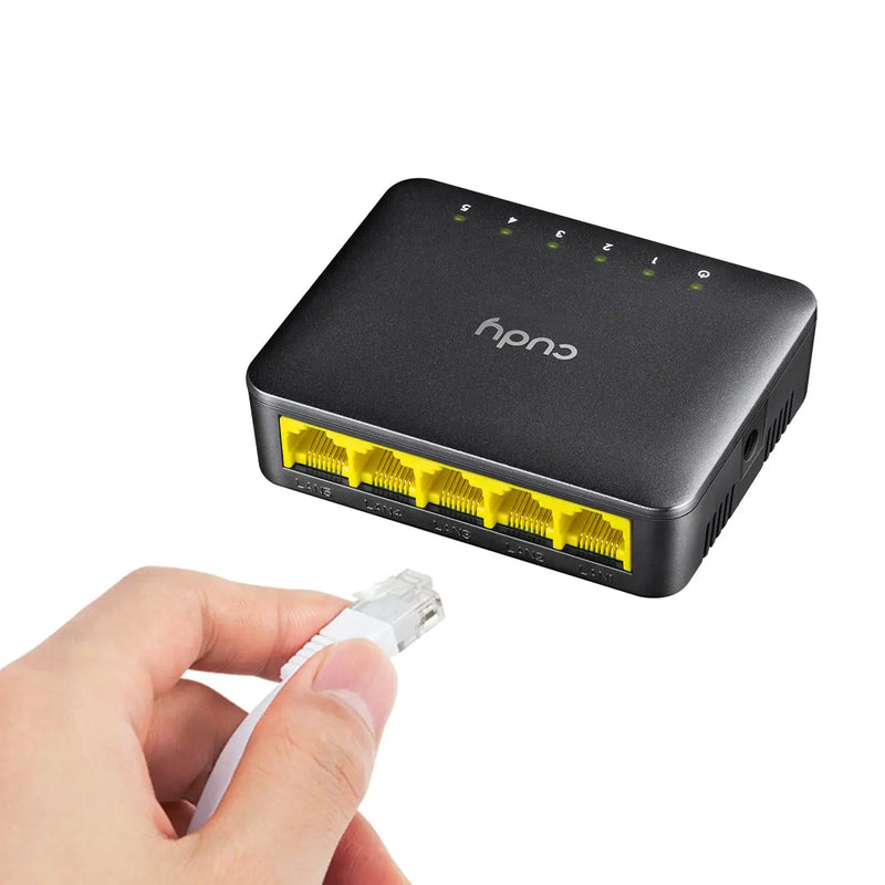 Cudy GS105D 5 Port Gigabit Ethernet Network Desktop Switch and Ethernet Splitter Cudy