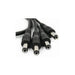 DC 1 to 4 Way Power Splitter CCTV Adapter Cable Cord for 12V Security Cameras The Wires Zone