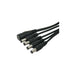 DC 1 to 4 Way Power Splitter CCTV Adapter Cable Cord for 12V Security Cameras The Wires Zone