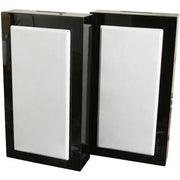 DLS FlatBox Midi Black 2-Way Bass Reflex On Wall Hi-Fi Speaker (pair) DLS