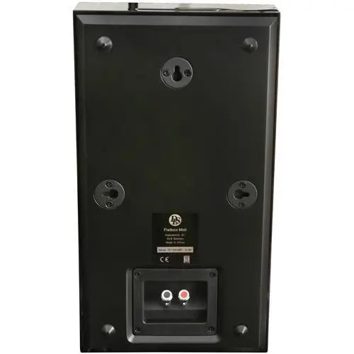 DLS FlatBox Midi Black 2-Way Bass Reflex On Wall Hi-Fi Speaker (pair) DLS