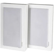 DLS FlatBox Midi White 2-Way Bass Reflex On Wall Hi-Fi Speaker (pair) DLS