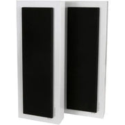 DLS FlatBox Slim Large White 8 Ohm Hi-Fi On Wall Home Speaker (pair) DLS