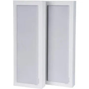 DLS FlatBox XL White 2-Way Bass Reflex On Wall Home Speaker (pair) DLS