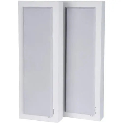 DLS FlatBox XL White 2-Way Bass Reflex On Wall Home Speaker (pair) DLS