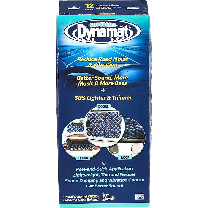 Dynamat 10612 18" x 32" Sound Deadening Superlite Tri-Pack (3 Sheets)
