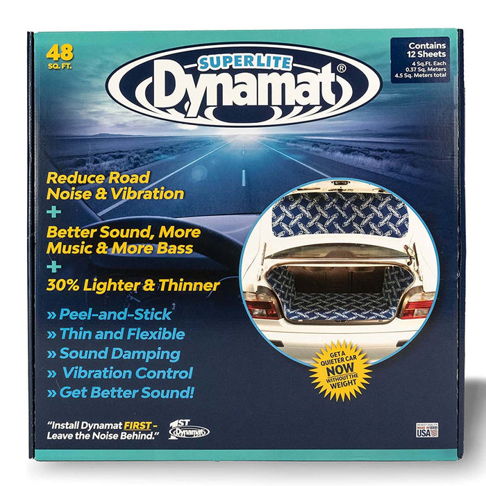 Dynamat 10648 8" x 32" Sound Deadener SuperLite Bulk Pack (12 Sheets)