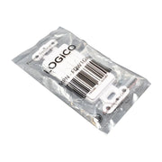 Decora Wall Plate 1-Gang Insert with Flexible Rubber Opening White (1-10 pack) Logico