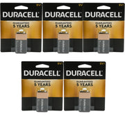 Duracell 9V Batteries Alkaline Copper Top Long lasting (1-5 Pcs.) Duracell