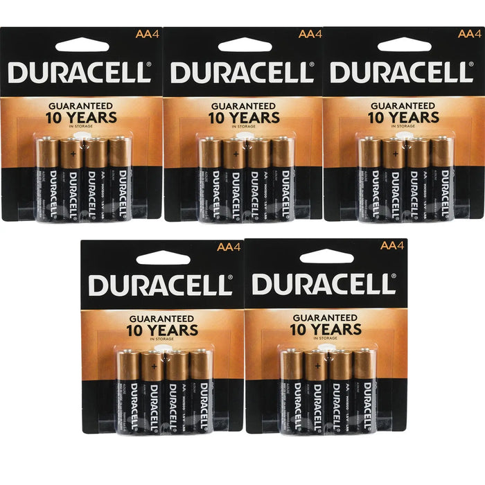 Duracell AA Batteries Alkaline Copper Top Heavy-Duty (4-20 Pcs.) Duracell