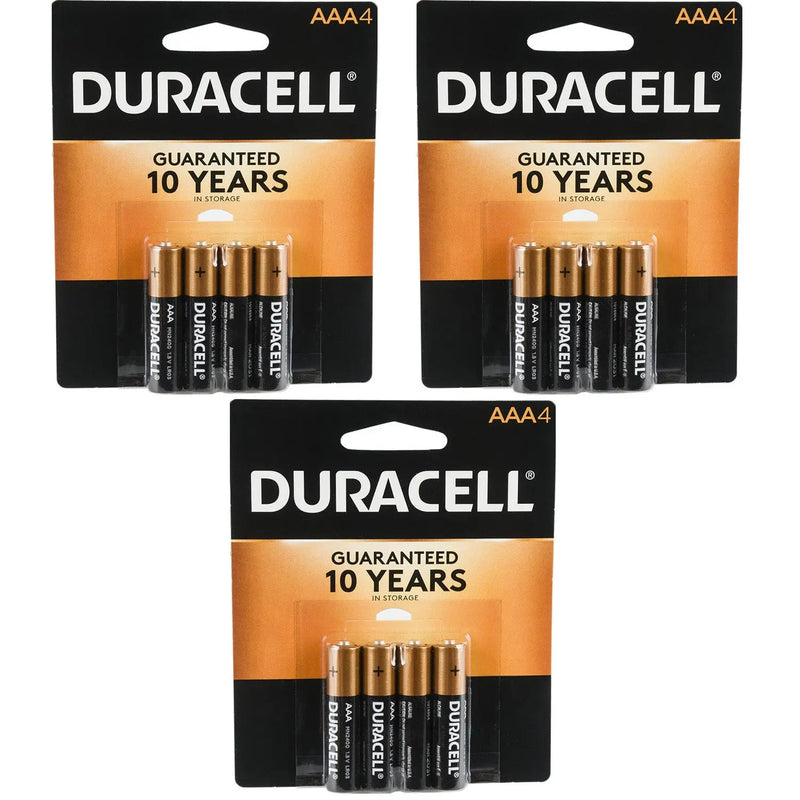 Duracell AAA Batteries Alkaline Copper Top Heavy-Duty (4-20 Pcs.) The Wires Zone