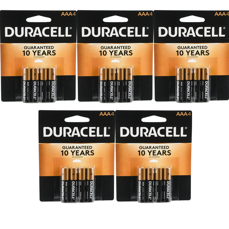 Duracell AAA Batteries Alkaline Copper Top Heavy-Duty (4-20 Pcs.) The Wires Zone