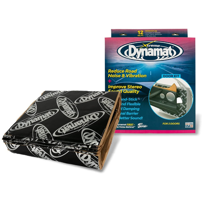 Dynamat 10435 Xtreme Self Adhesive Sound Dampen Door Kit 12x36" Sheets Dynamat