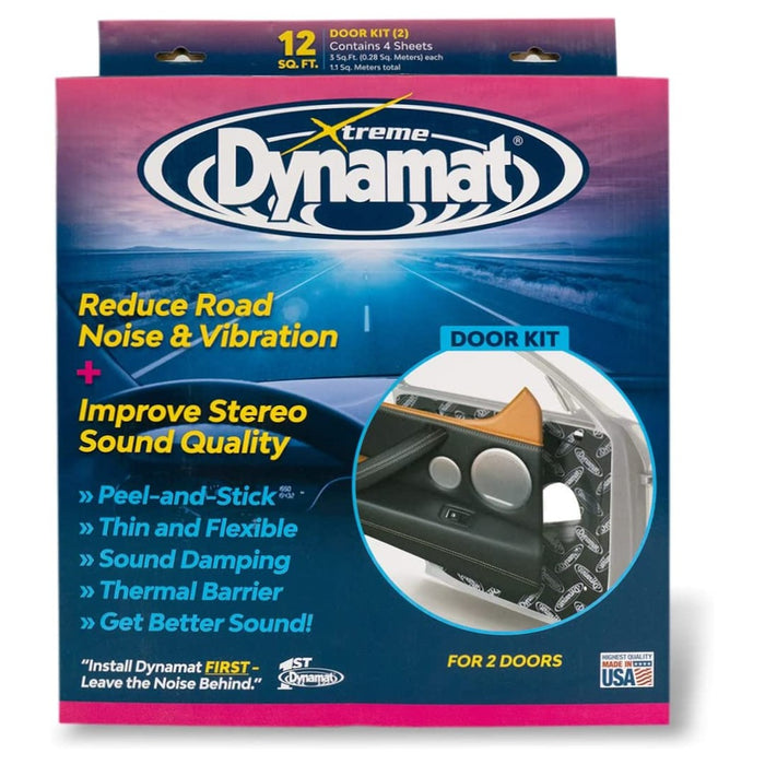 Dynamat 10435 Xtreme Self Adhesive Sound Dampen Door Kit 12x36" Sheets Dynamat