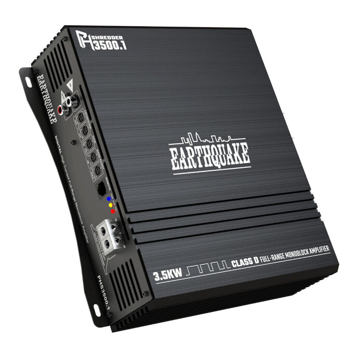Earthquake Sound PHS3500.1 Full Range Monoblock 3500W Class-D Compact Car Audio Amplifier