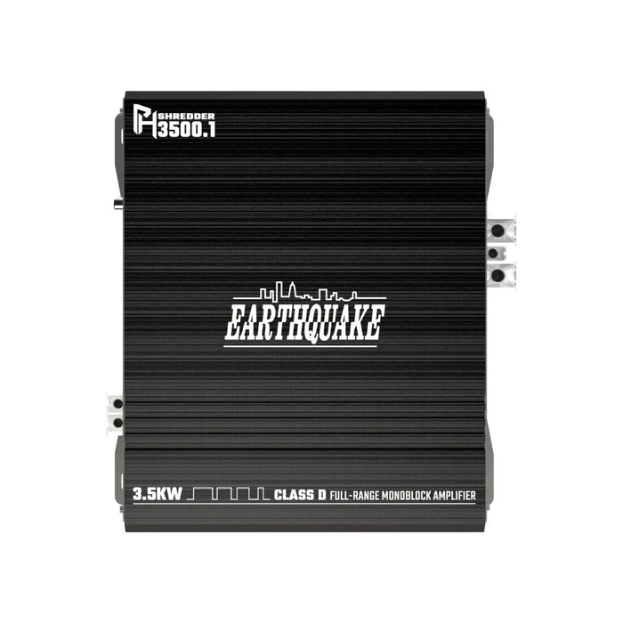 Earthquake Sound PHS3500.1 Full Range Monoblock 3500W Class-D Compact Car Audio Amplifier