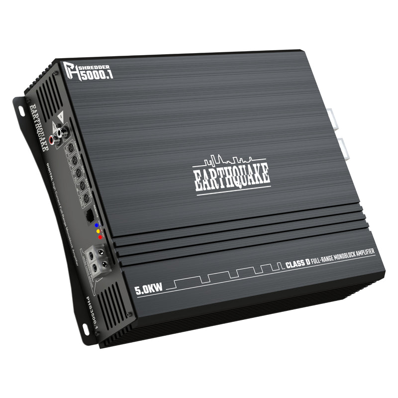 Earthquake Sound PHS5000.1 Class-D Full Range Monoblock 5000W Compact Car Audio Amplifier