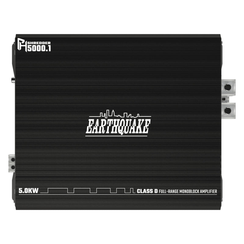 Earthquake Sound PHS5000.1 Class-D Full Range Monoblock 5000W Compact Car Audio Amplifier