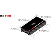 Earthquake Mini D2000 2nd Gen Monoblock Class D 2000W Car Amplifier Earthquake Sound