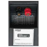 Earthquake Sound AWS-602B Black 6" 200 Watt All-Weather Indoor Outdoor Speaker - Pair Earthquake Sound