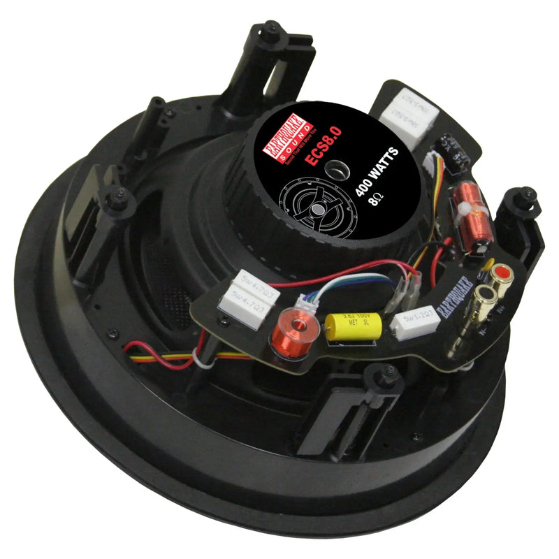 Earthquake Sound ECS8.0 8 400 Watts Max 8 Ohm Edgeless Ceiling Speaker (Pair) Earthquake Sound