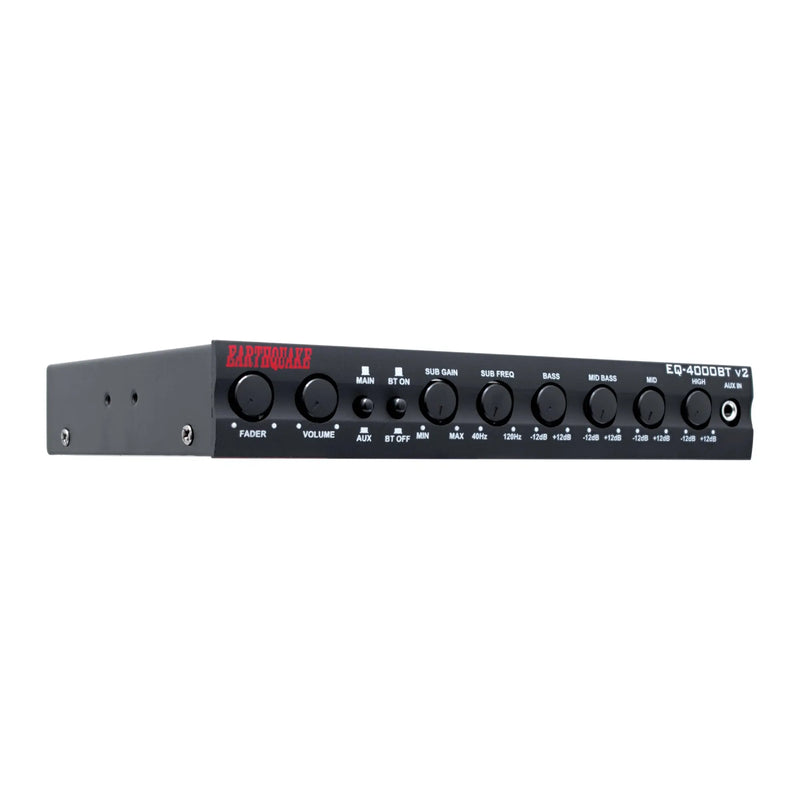 Earthquake Sound EQ-4000BT v2 9V Max RMS 4-Band Equalizer w/ Bluetooth Earthquake Sound