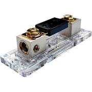 Earthquake Sound FBNL-1 0/1/4 Gauge In-Line ANL Fuse Block / Holder With 100A Fuse Earthquake Sound