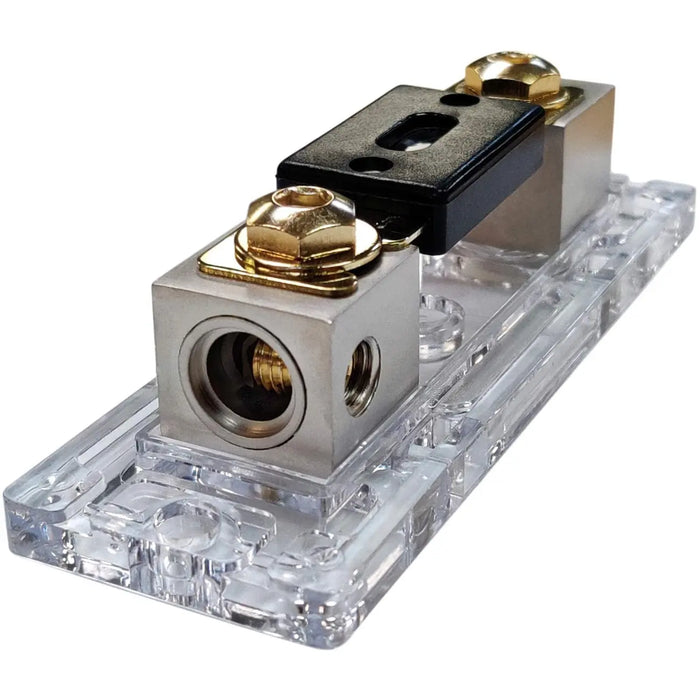 Earthquake Sound FBNL-1 0/1/4 Gauge In-Line ANL Fuse Block / Holder With 100A Fuse Earthquake Sound