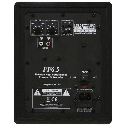 Earthquake Sound FF65 6.5 inch 400 Watts Class A/B Subwoofer Power Amplifier (Each) Earthquake Sound