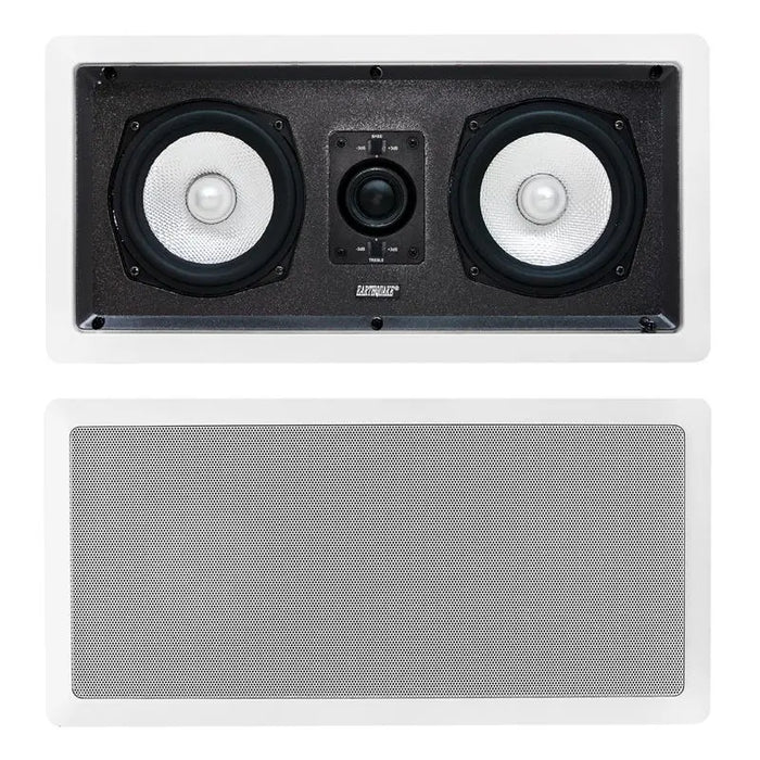 Earthquake Sound Image-C25X Dual 5.25" Center Channel In-Wall Speaker Earthquake Sound