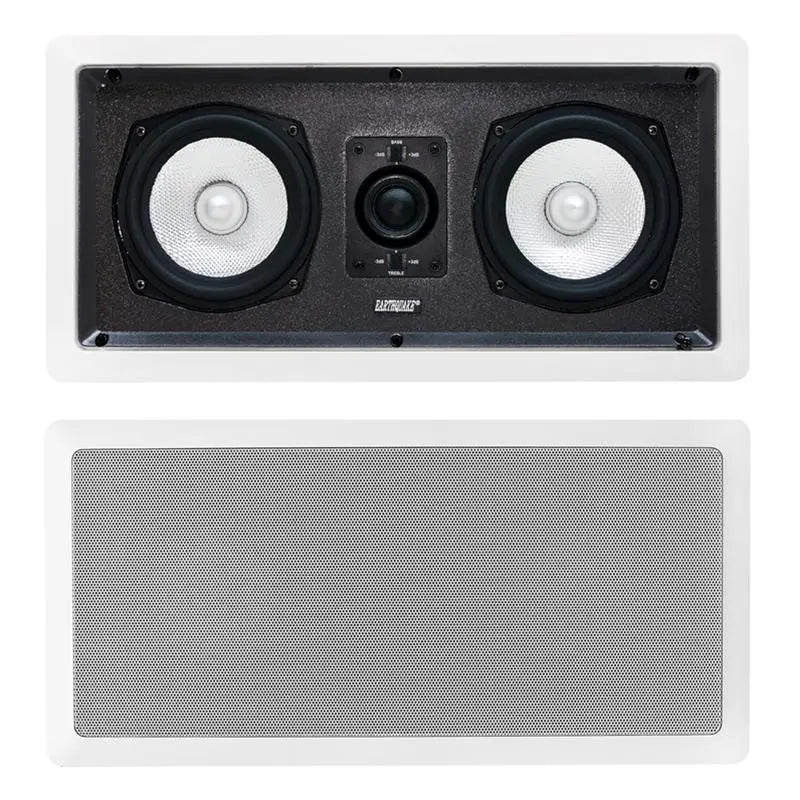 Earthquake Sound Image Center Channel + Pair 2-Way 8" In-Wall Speaker Earthquake Sound