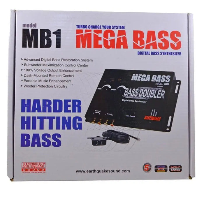 Earthquake Sound MB1 MEGA Bass Digital Bass Synthesizer for Car Audio Earthquake Sound