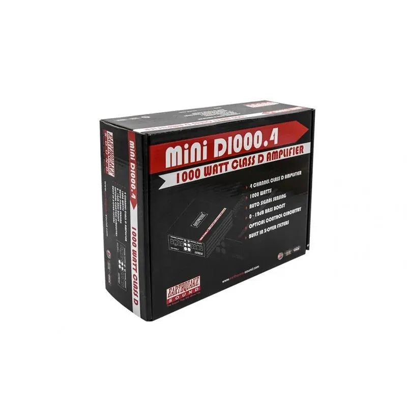 Earthquake Sound Mini D1000.4 4-Channel 1000W Car Amplifier Earthquake Sound