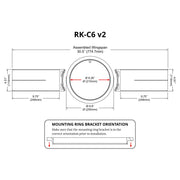 Earthquake Sound RK-C6V2 6.5" & 8 Inch In-Ceiling Rough-In Speaker Kit Earthquake Sound
