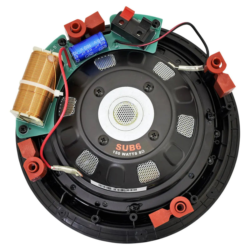 Earthquake Sound SUB6 6.5 8-Ohm 150-Watts MAX Passive In-Wall Subwoofer Earthquake Sound
